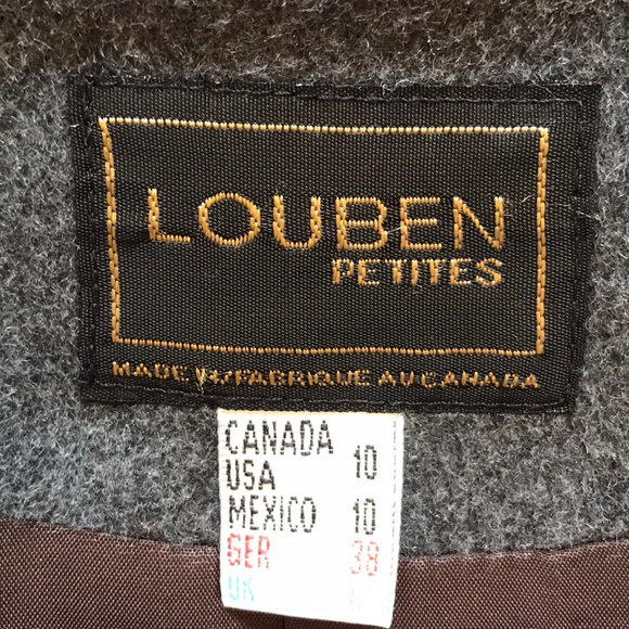 LOUBEN FINE CASHMERE JACKET, VTG SZ 10 Petite MADE IN CANADA EX COND LIKE NEW - Picture 8 of 8